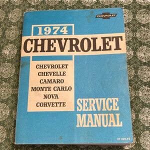 1974 Chevrolet Service Manual
